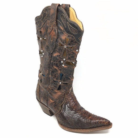 Women's Corral Vintage Western Boots Size 6.5M